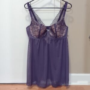 NEW Adore Me Ella babydoll Lingerie 38ddd